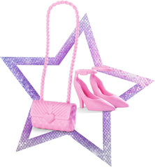 Simba Steffi Love Jeans et paillettes assortis de 2 façons UN article inclus Haut à paillettes avec jeans et accessoires de mode pour poupées de 29 cm Poupée non incluse à partir de 3 ans