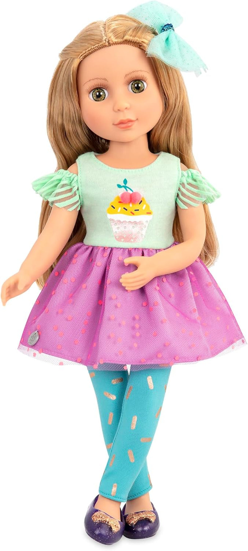 Glitter Girls - GG Surprise Birthday Party Set & Sashka - Bewegliche 36cm Puppe Sashka - Überraschungs-Geburtstagsparty-Set - Tisch & Stühle Möbel - 3 ans +