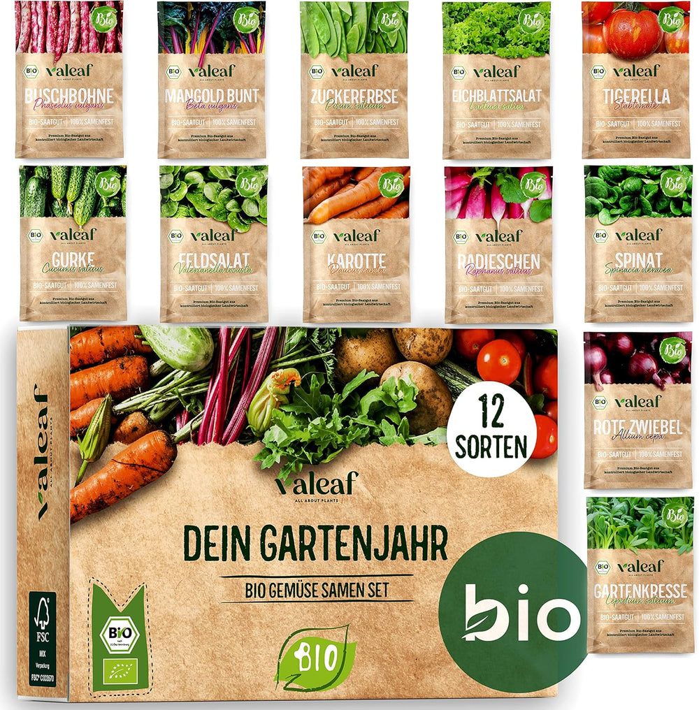 BIO Verrücktes Gemüse Samen Set I Saatgut Set Mit Besonderen Gemüsesamen I Züchte Buntes Gemüse I Mini Pflanzset I Crazy Veg I Gemüse Samen Set I Garten Anzuchtset Gemüsesamen Geschenk