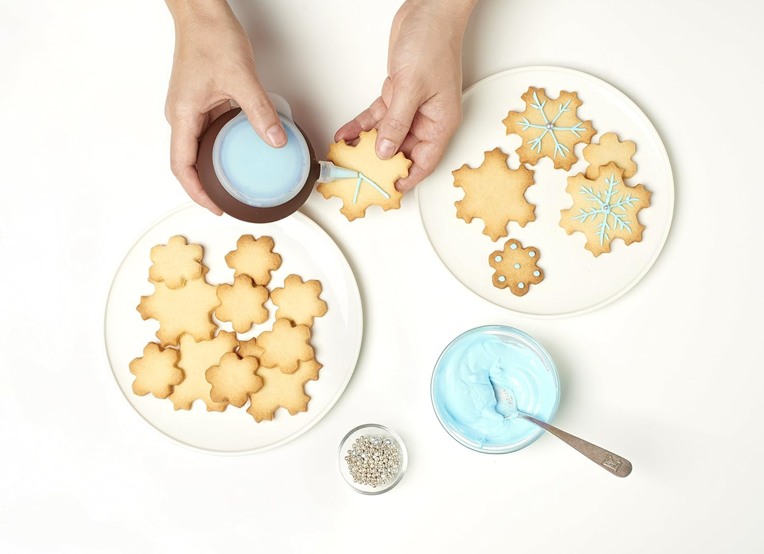 Boîte à biscuits Lékué, bleue, 24,3 cm, colorée