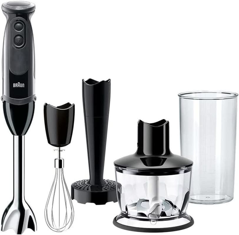 Braun Household Multiquick 5 MQ 5237 BK Batteur sur socle 0,5 L Schwarz 1000 W Cuisine Naty Shop