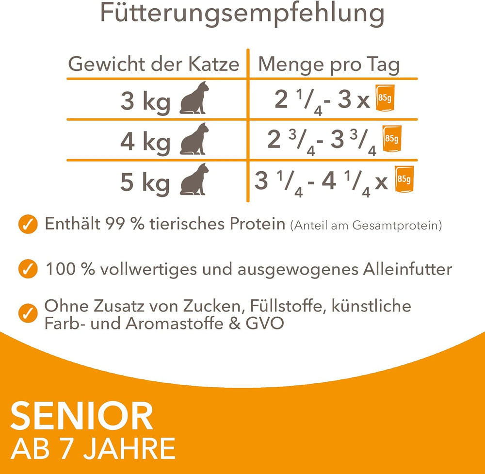 IAMS Delights Hrană umedă pentru pisici cu pui în sos pentru pisici senior de 7 ani și peste - Dimensiune de probă, Plic individual, 1 x 85g