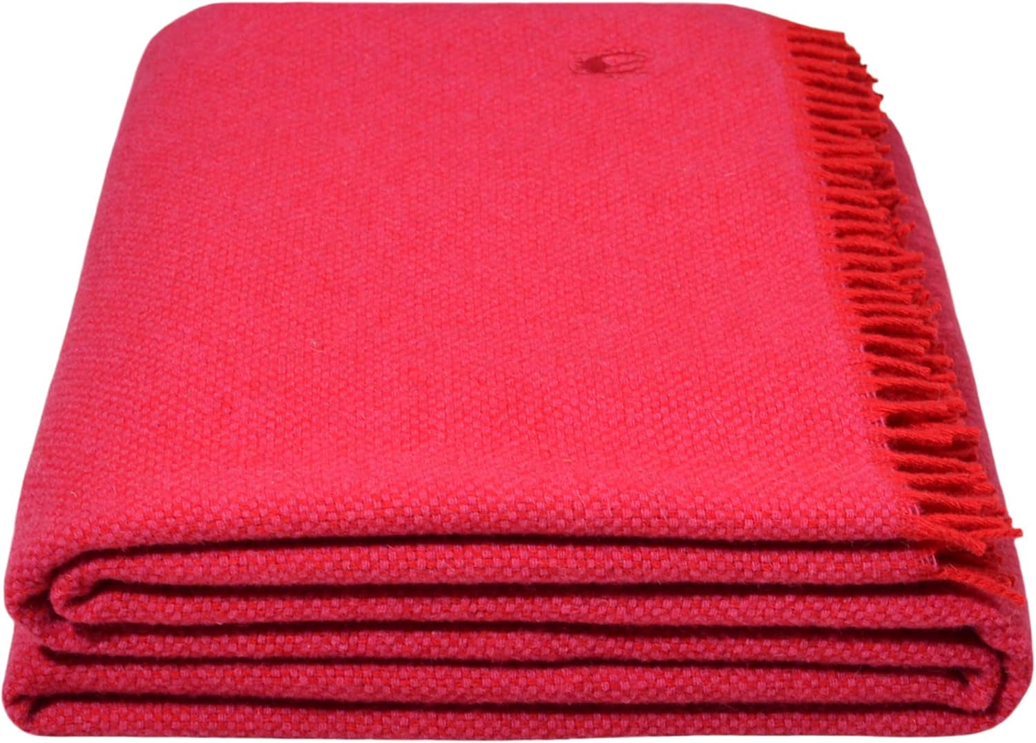 Couverture Must Relax - Couverture en Laine - Plaid en Pure Laine Vierge de Haute Qualité avec Franges - 130X190 Cm - 310 Rose - De "Zoeppritz depuis 1828" Lits et Couvertures 'zoeppritz depuis 1828' 331 Fleur Sauvage 130X190Cm