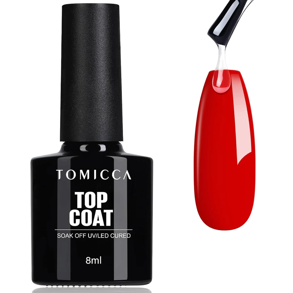 TOMICCA Vernis à ongles en gel transparent Blooming, vernis à ongles à diffusion UV LED pour le design des ongles, Marmor, Vernis à ongles bleu Aquarell 8 ml