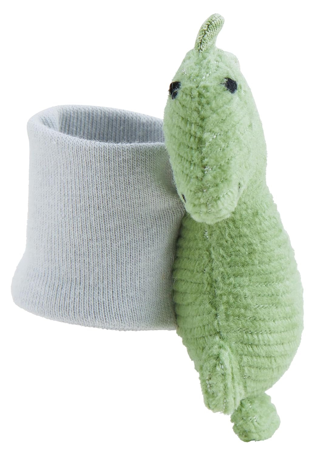 Sterntaler Dino Rexi Hochet à Bras - Hochet à Cordon Doux et Doux - Hochet à Main pour bébé avec Sangle élastique - Jouet pour bébé pour Jouer, câlin et hochet, Vert Pierre Jouets pour bébé Naty Shop