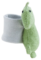 Sterntaler Dino Rexi Hochet à Bras - Hochet à Cordon Doux et Doux - Hochet à Main pour bébé avec Sangle élastique - Jouet pour bébé pour Jouer, câlin et hochet, Vert Pierre Jouets pour bébé Naty Shop