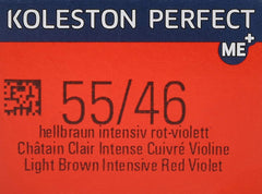 Wella Professionals Koleston Perf. Me+ Vibrant Reds 55/46 60ml Teinture capillaire Naty Shop