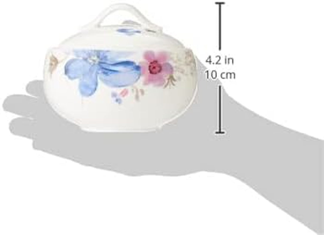 Villeroy & Boch Mariefleur Gris Basic sucrier, porcelaine premium, blanc/multicolore