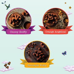 Monty Bojangles Taste Adventures Assortiment de chocolats avec poudre de cacao, 315 grammes Bonbons au chocolat Naty Shop