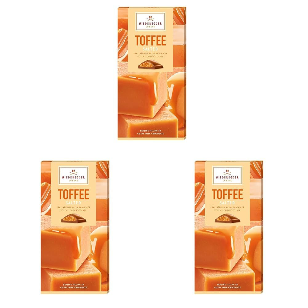 Barre pralinée Niederegger 'Toffee Salé' 100g
