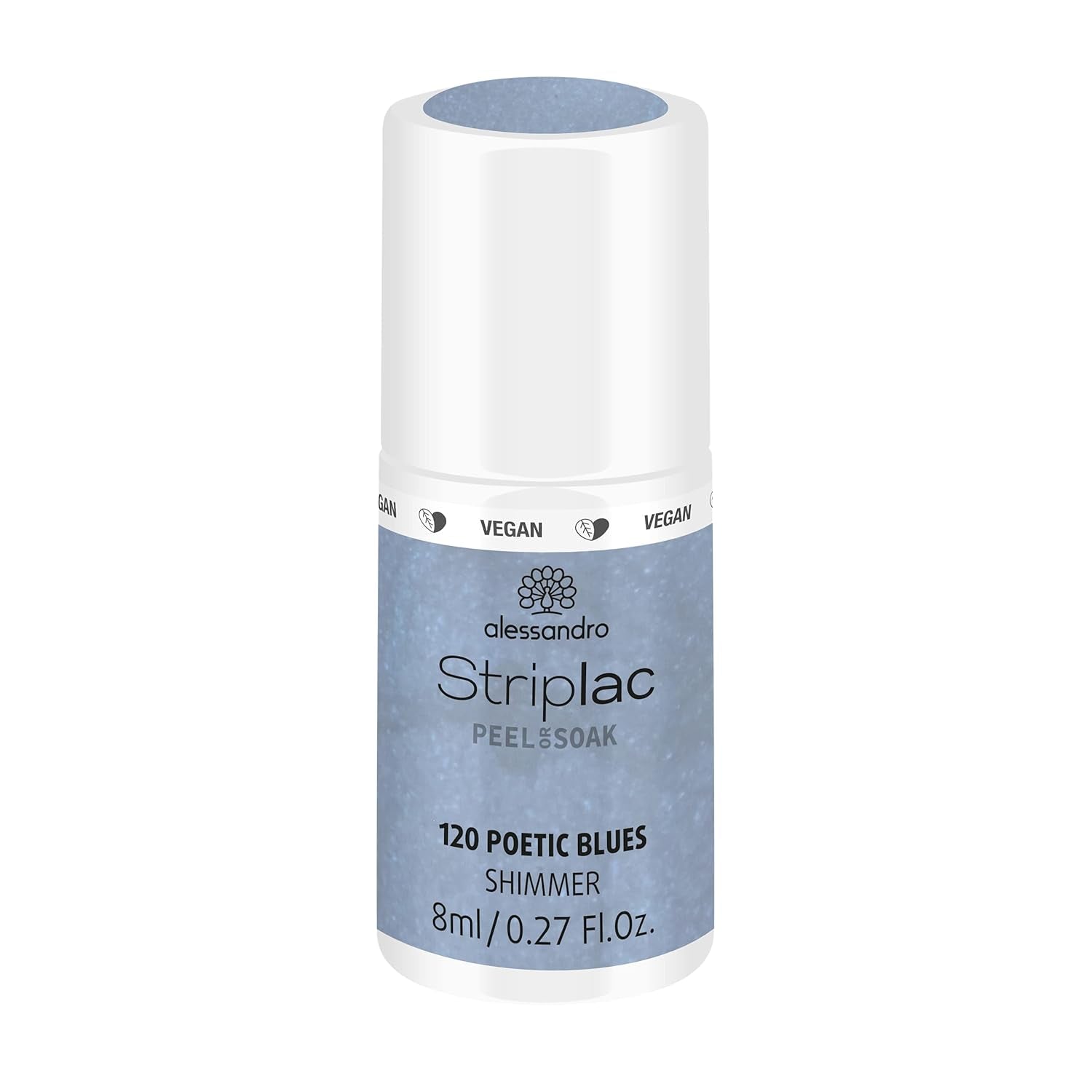 Vernis à ongles UV Alessandro Striplac Lavender Lemonade – Délicat et longue durée – S'enlève facilement grâce à la technologie de retrait – Vegan et cruelty-free – 8 ml