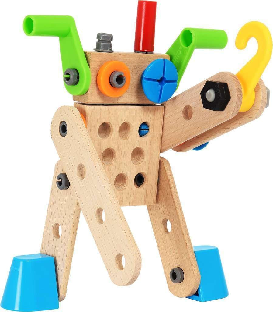 BRIO Builder 34587 Box 136 TLG. - Das kreative Konstruktionsspielzeug aus Schweden - Der ideale Einstieg in die Welt des Bauens und Bastelns - Für Kinder ab 3 Jahren