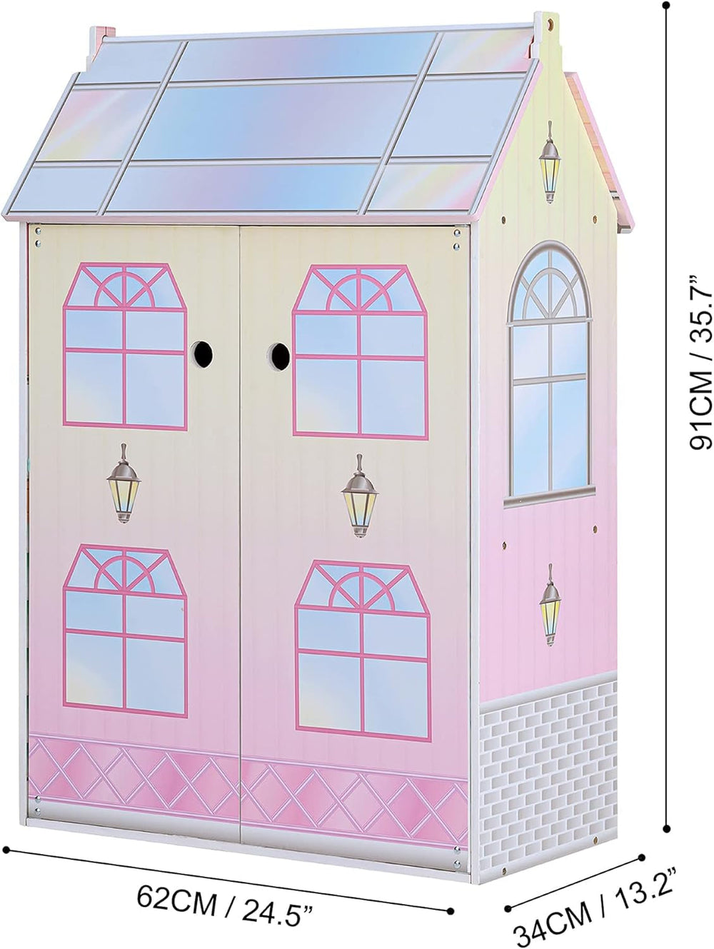 Olivias Little World Glasshouse Kids Maison de poupée 12" et 10 accessoires de poupée 3,5" Multi Td-12518D Maisons de poupées Naty Shop