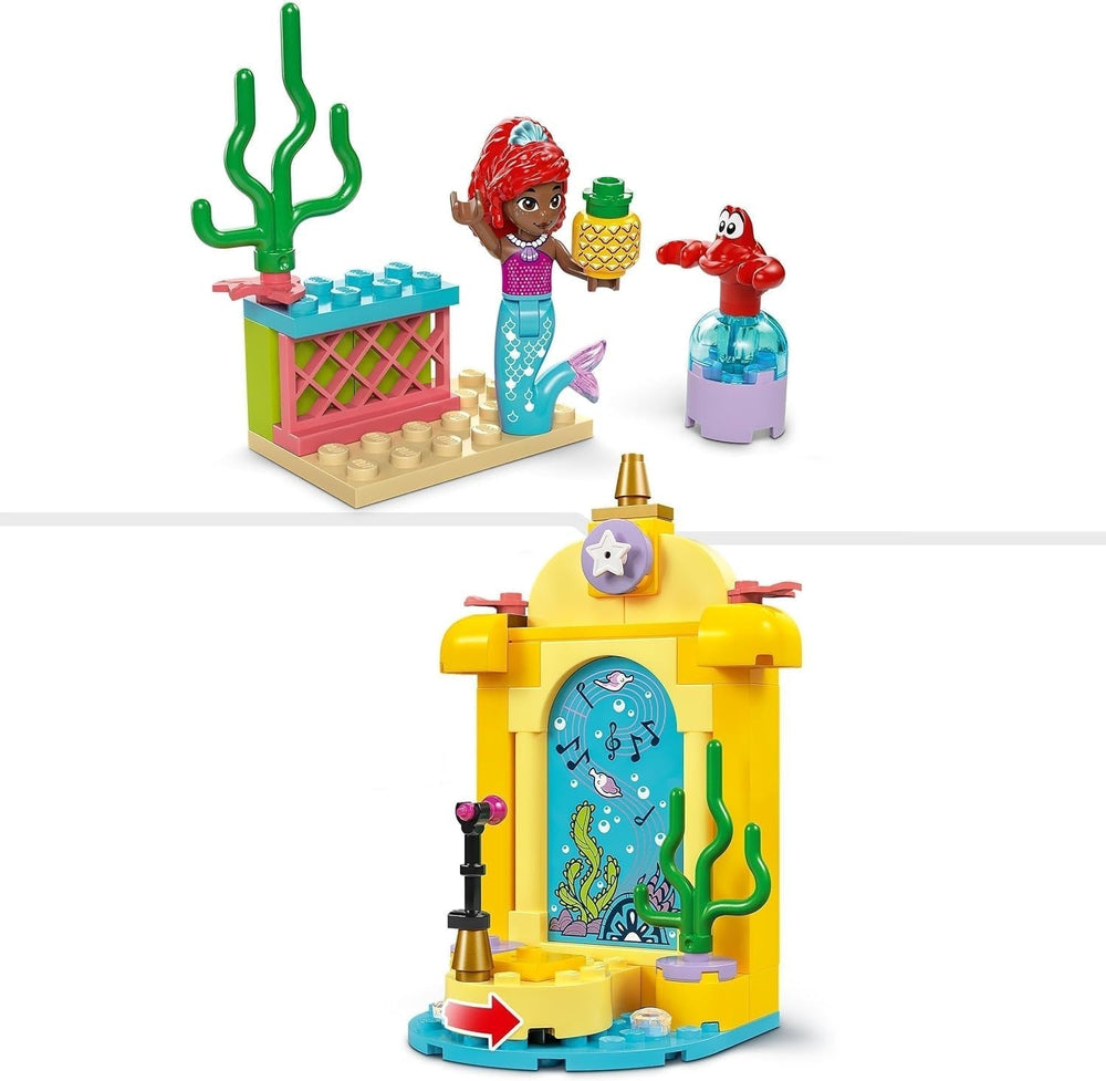 LEGO Ç€ Jouet de construction sur scène musicale de la princesse Disney Arielle pour enfants avec 2 figurines, idée cadeau pour filles et garçons à partir de 4 ans et fans de séries télévisées, jouet pour enfants 43235 Jeux de construction Beuche den LEGO-Store