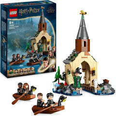LEGO Harry Potter Modèle de hangar à bateaux du château de Poudlard pour enfants, comprend 2 bateaux à construire et 5 mini figurines, cadeau pour les filles, les garçons et tous les fans à partir de 8 ans 76426 Ensembles de construction Besuche den LEGO-Store Single
