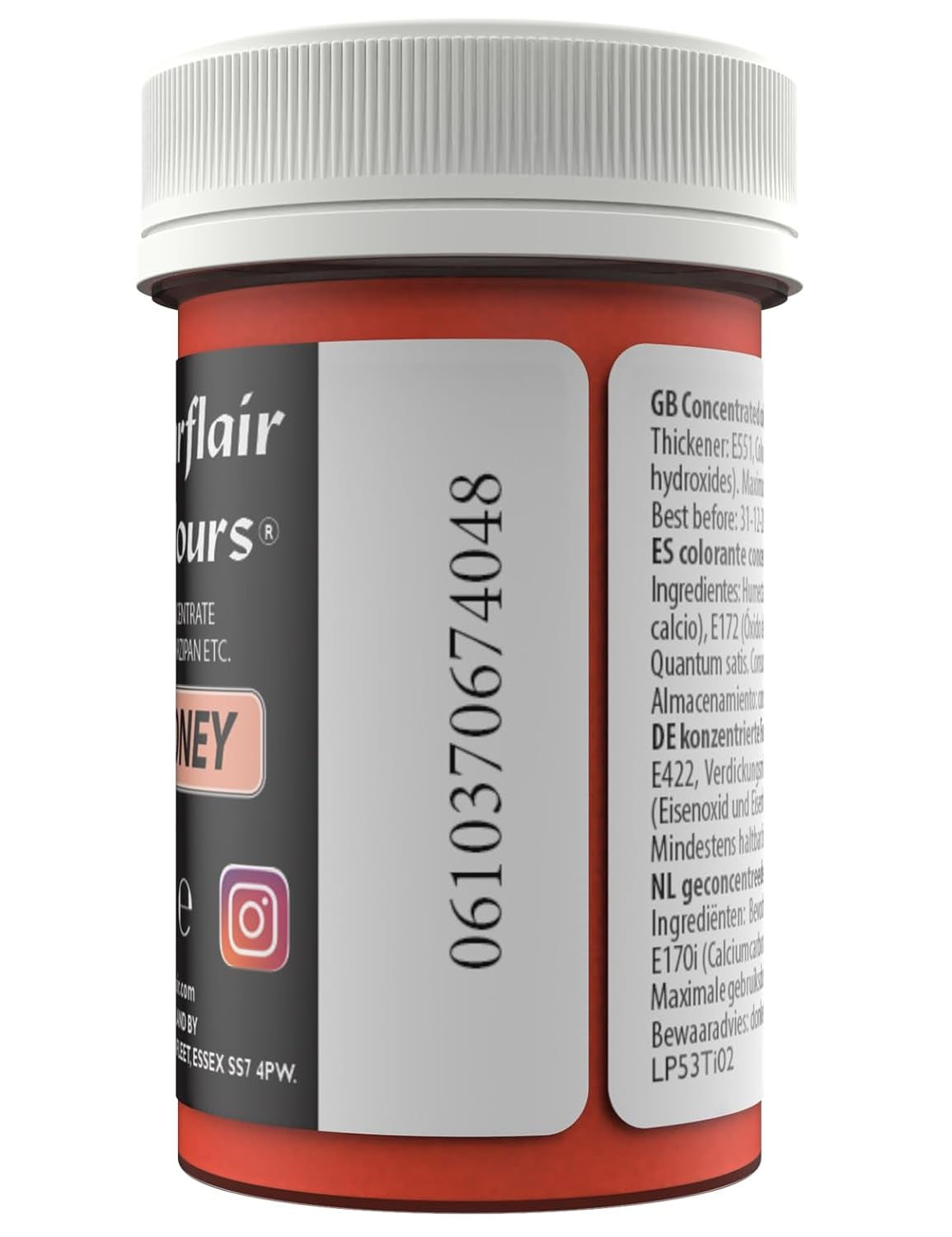 Pâte colorante alimentaire au miel rose pastel Sugarflair - Hautement concentrée pour une utilisation avec de la crème au beurre, de la pâte à sucre, du glaçage royal ou des mélanges à gâteaux, colorant alimentaire vibrant - 25 g