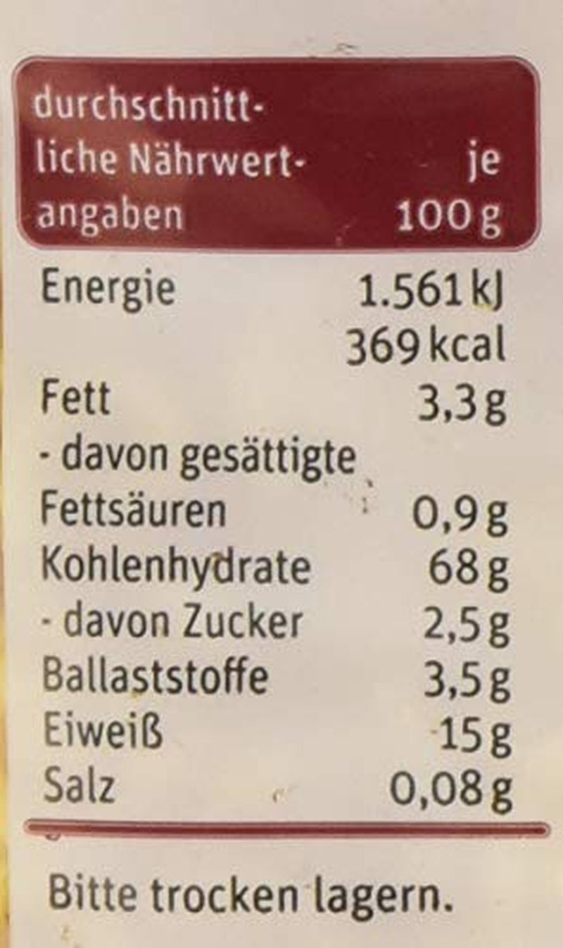 tegut... Nouilles aux œufs et spaghettis en forme de fourchette, 1 x 500 g