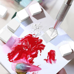 Pinceaux à ongles, outils de conception de ongles, 100 pièces de brosses pour Nail Art avec pinces métalliques, pinces à cheveux et applicateur de pinceau éponge pour les designs d'art d'ongles dégradés