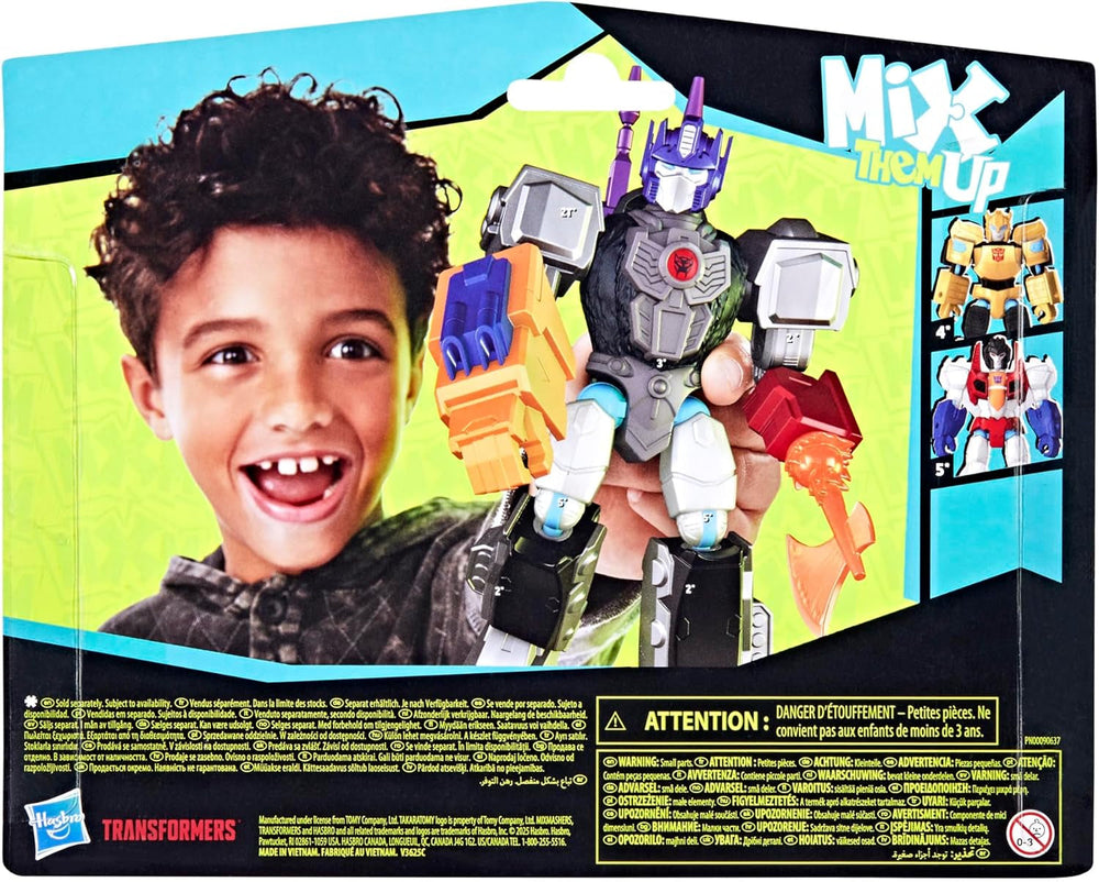 Transformers Mixmashers Optimus Prime Figurines et accessoires de luxe personnalisables Figurines Naty Shop