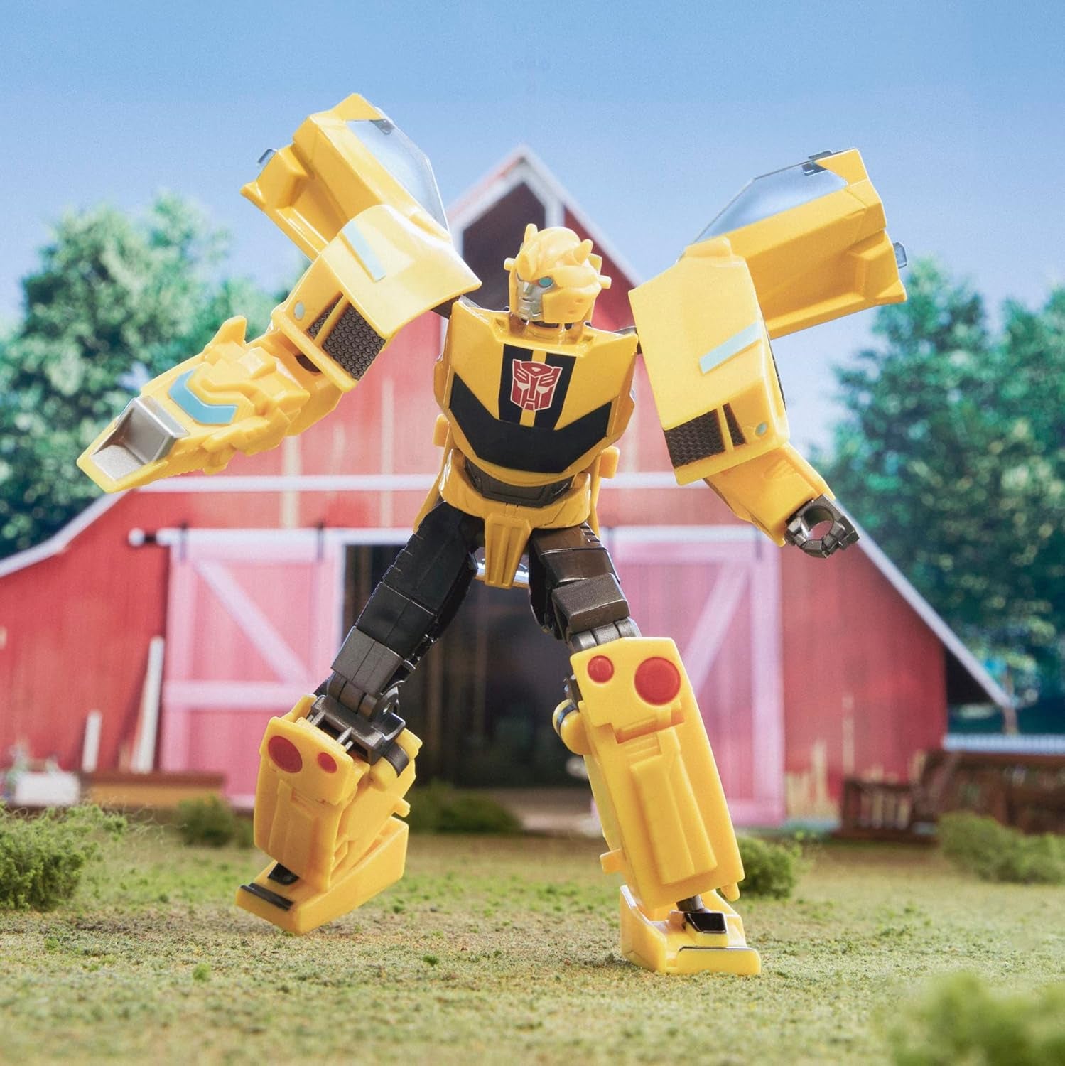 Transformers Earthspark Deluxe Class Bumblebee Jouet 12,5 cm de hauteur Figurine Robot Jouet pour enfants à partir de 6 ans Figurines Naty Shop