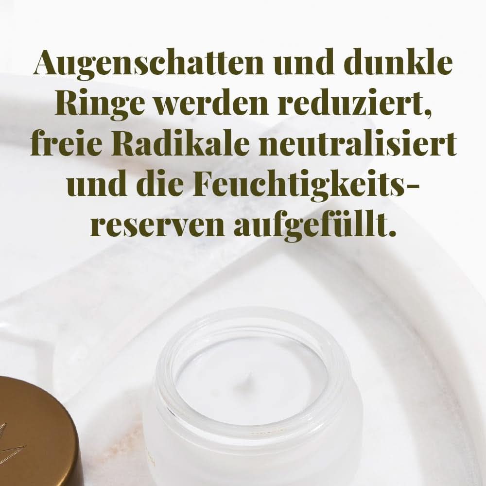 Nordic Cosmetics, Crème contour des yeux Vegan contre les rides et les cernes à l'acide hyaluronique, 10ml Cosmétiques et Beauté Naty Shop