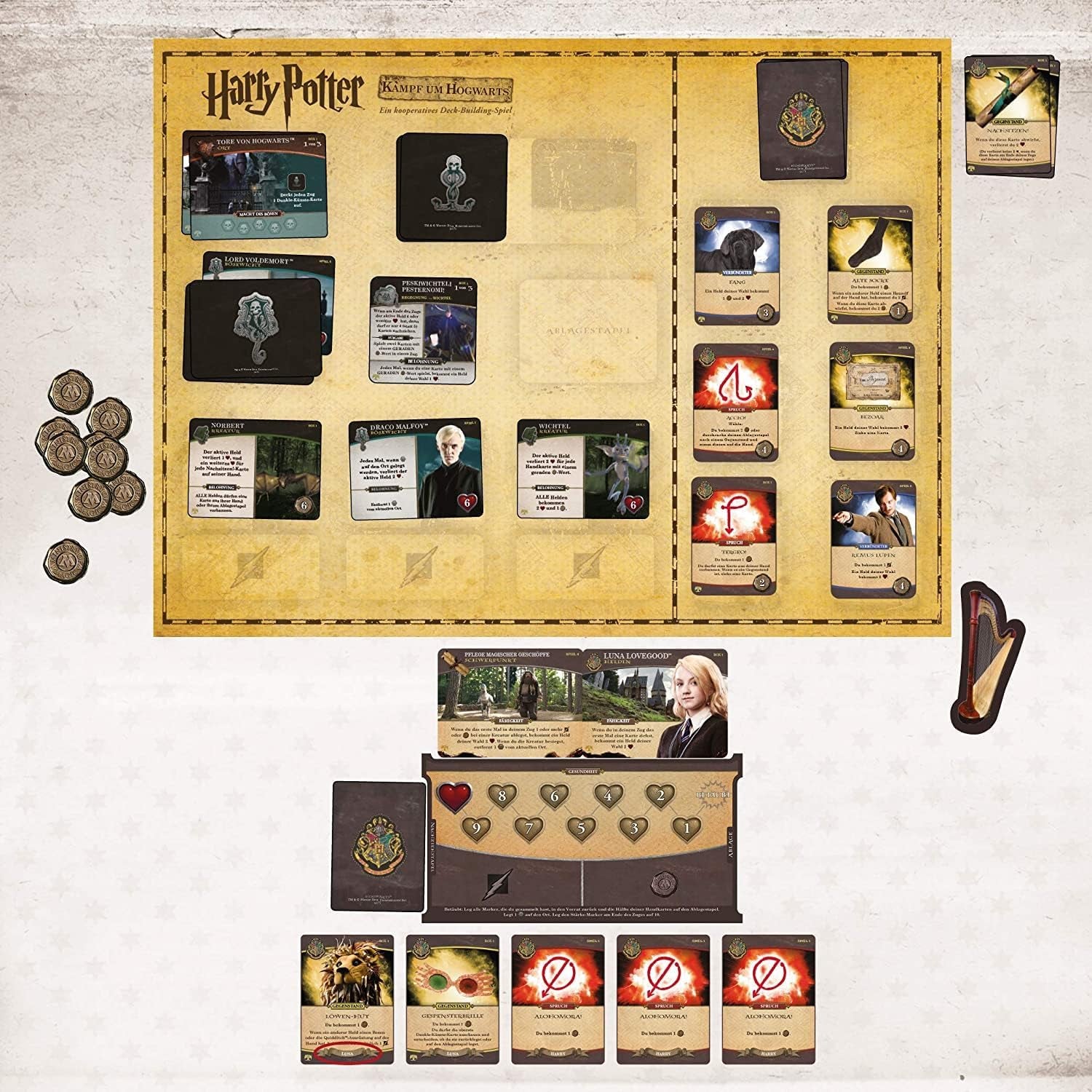 Kosmos 680671 Extension de jeu Harry Potter Battle for Poudlard - Monster Box - Extension de jeu Harry Potter Battle for Poudlard pour 2 à 4 joueurs à partir de 11 ans