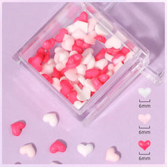 Makartt Gel adhésif pour strass – 15 ml de colle UV pour ongles avec breloques roses en forme de cœur, bijoux et accessoires de design d'ongles pour manucure à domicile, cadeau de Saint-Valentin