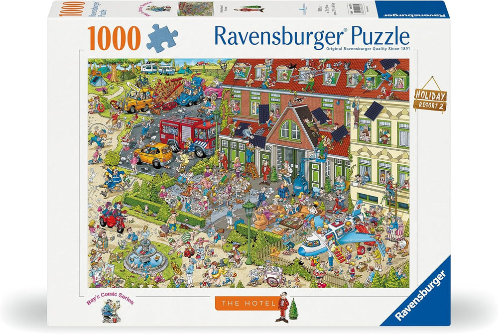 Ravensburger Puzzle 12000723 - L'Hôtel - Puzzle 1000 pièces pour adultes et enfants à partir de 14 ans, Puzzle Naty Shop