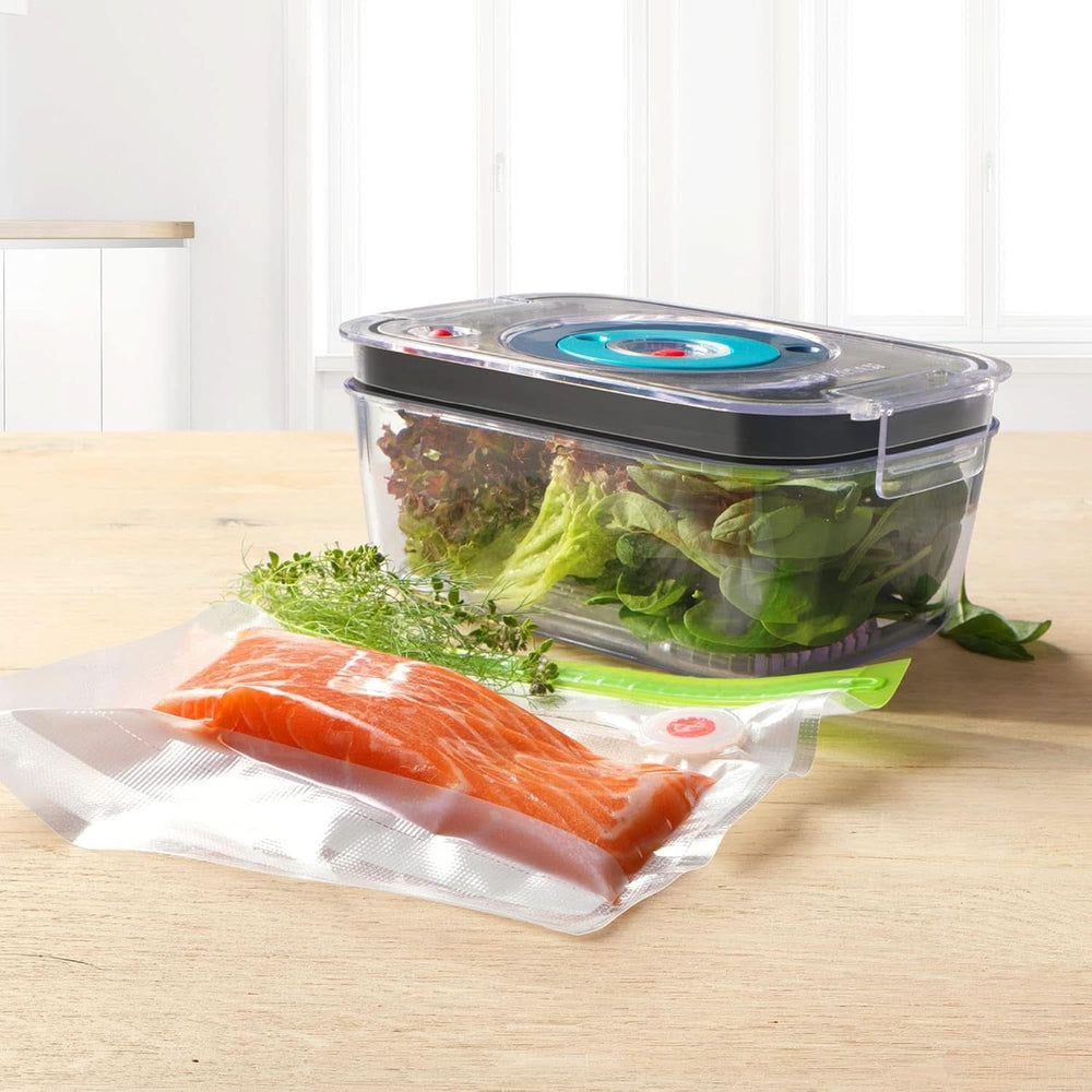 Bosch Stabmixer Ergomixx MS6CB61V1, Fonction Vakuum, Edelstahl-Mixfuß, Mix- Und Messbecher, Vakuum-Pumpe, Vakuum-Beutel, Vakuum-Frischhaltedose, 12 Stufen plus Turbo, 1000 W, Noir/Anthrazit Kitchen Naty Shop