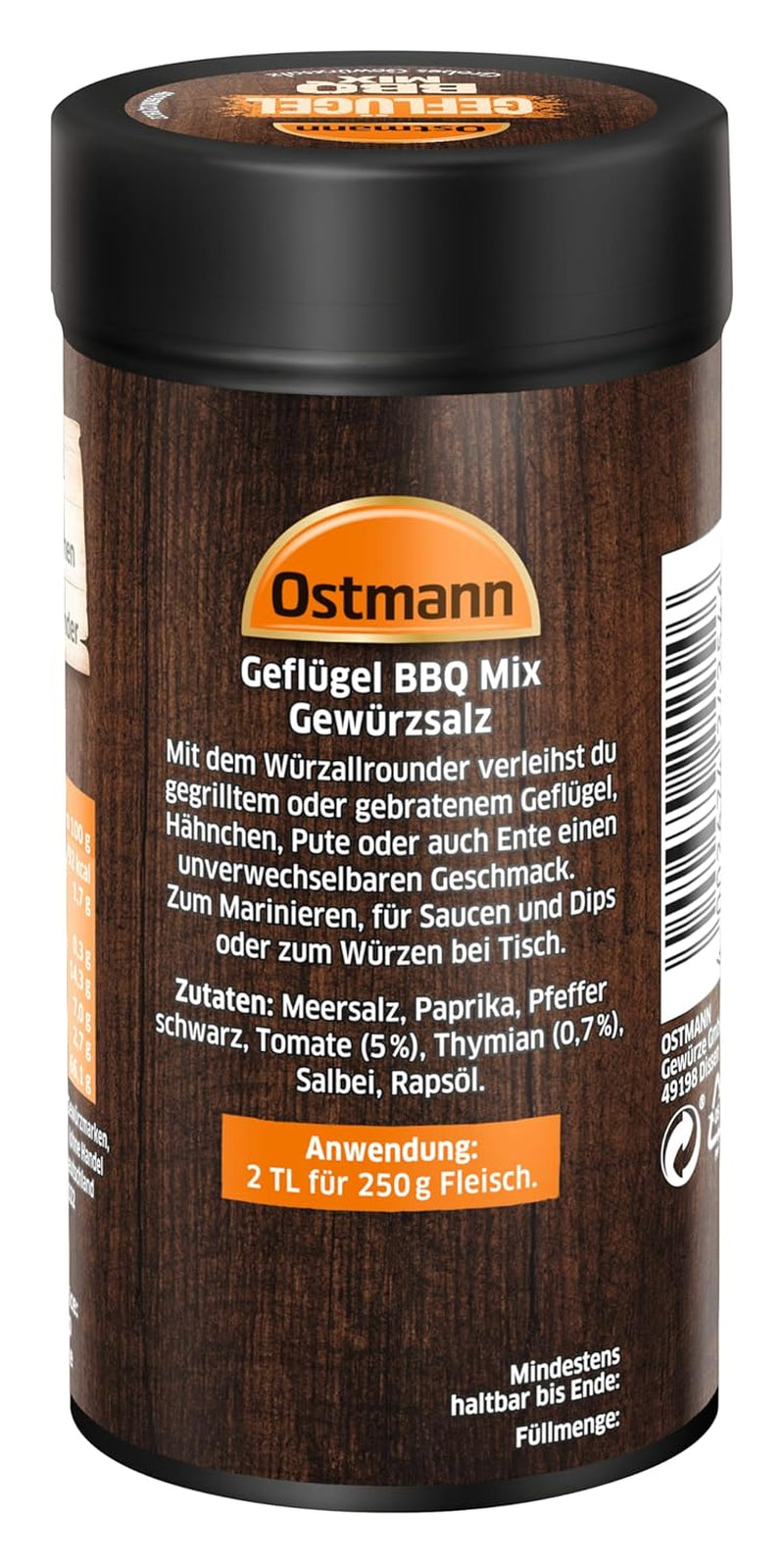 Mélange BBQ Geflügel grossier Gewürzsalz