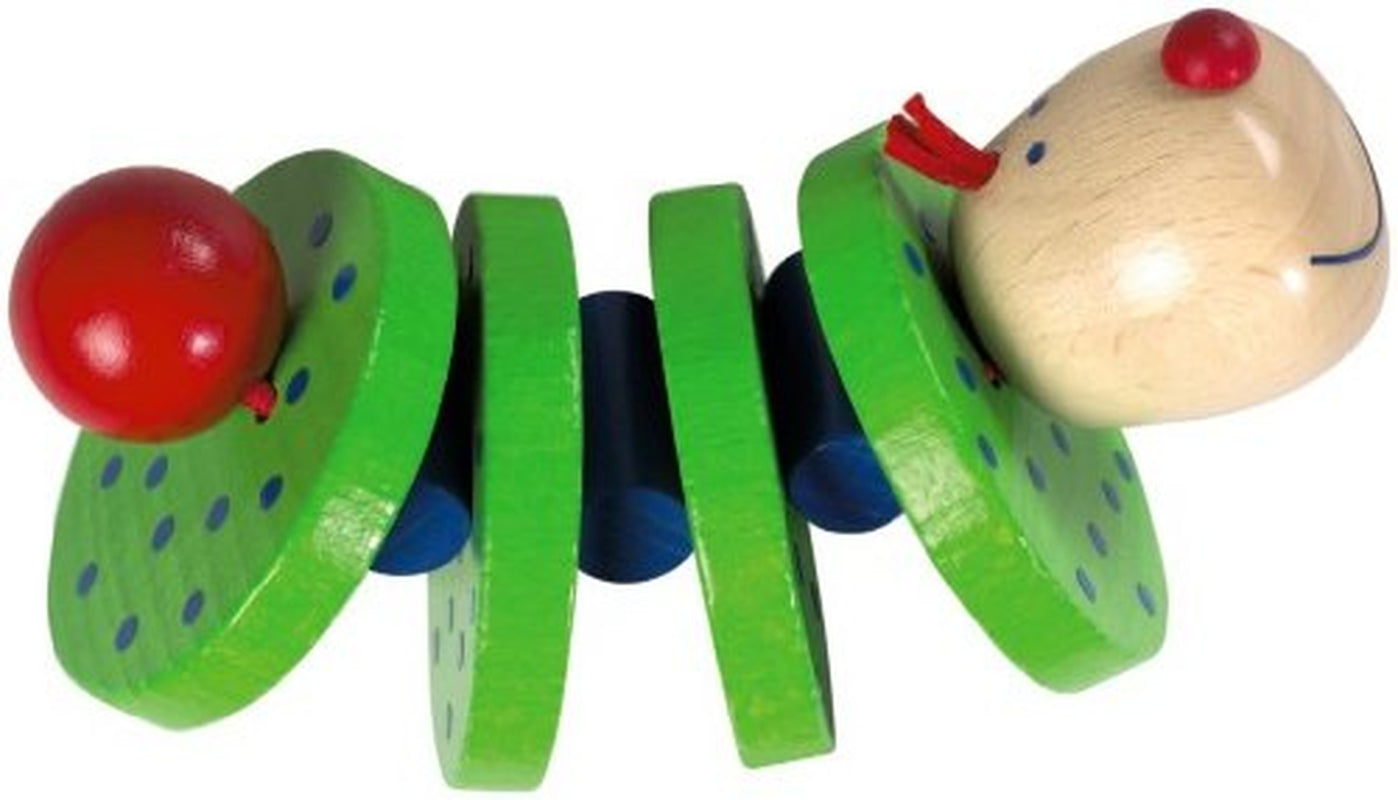 HABA 1068 - Jouet à saisir Flapsi, jouet joyeux pour bébés et jeunes enfants, en bois à partir de 6 mois, jouet de motricité avec hochet Baby Toys Naty Shop