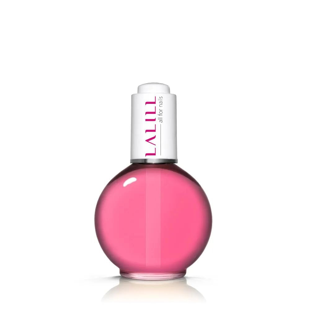 LALILL Nail Cuticle Oil 75Ml - Himbeere Nagelpflegeöl - Nagelöl Pflege Für Nägel Nagelhaut - SPA Maniküre Naildesign Hände - Vegan - Avec Pipette