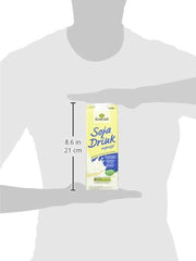 Bio Sojadrink, non graissé, sans gluten, sans lactose, végétalien, paquet de 8 (8 x 1 kg)