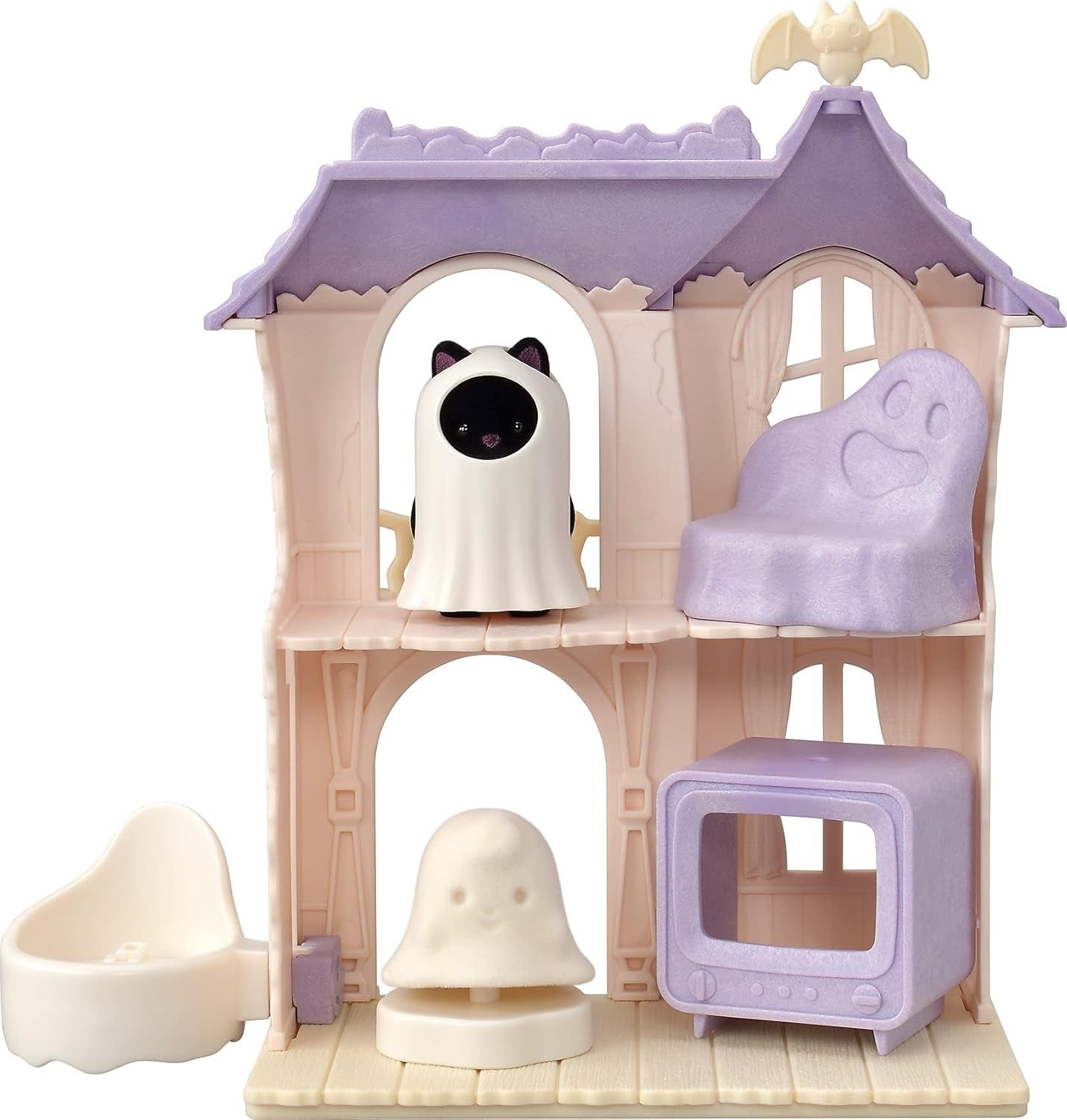 Sylvanian Families 5542 Maison hantée effrayante - Ensemble de jeu pour maison de poupée