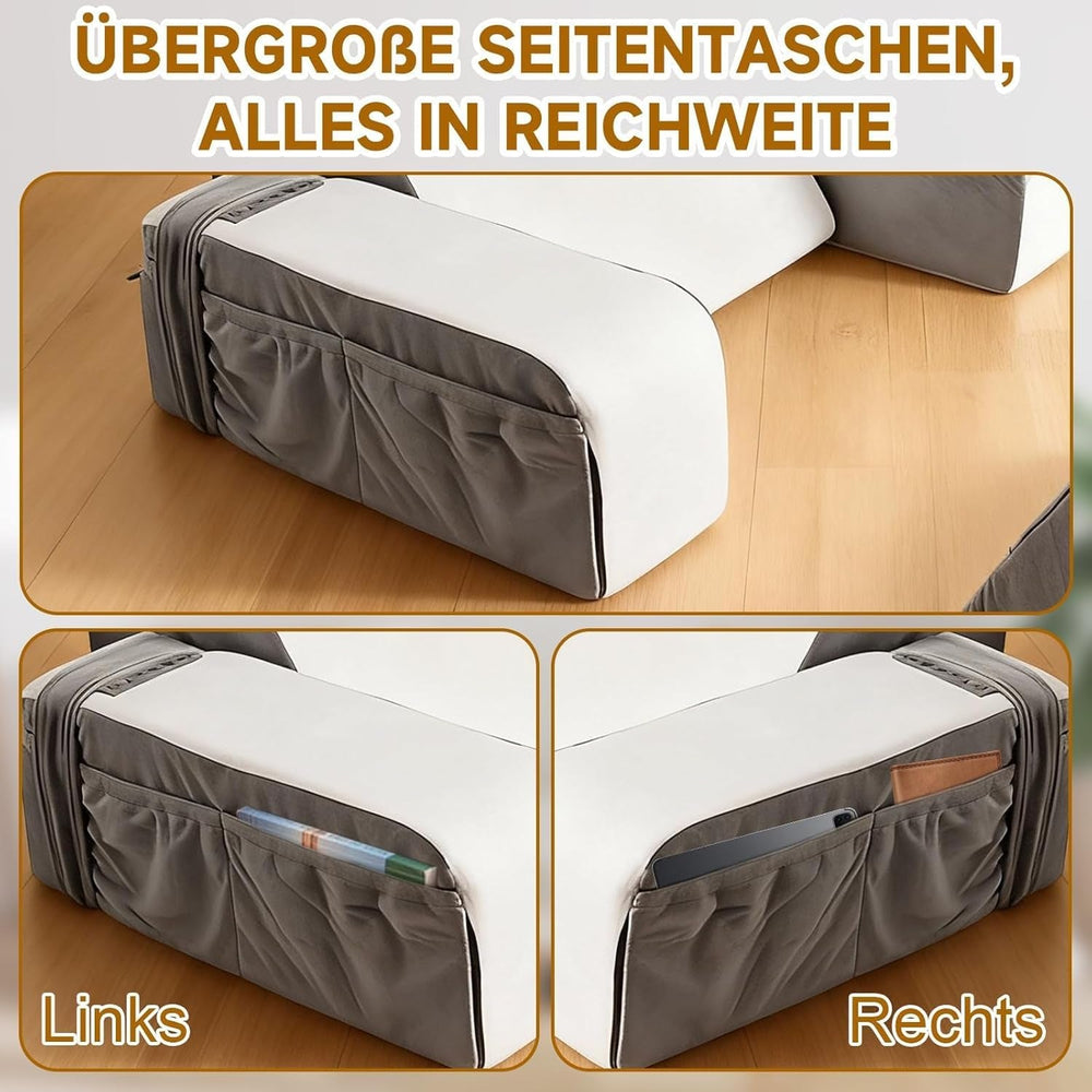 Pernă de citit cu suport pentru gât și cotieră detașabile, pernă de spate confortabilă și ușoară pentru pat și canapea, pernă de spate pentru adulți, spătar din spumă cu memorie pentru citit, vizionat la televizor și jocuri video