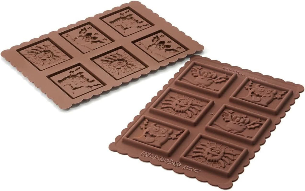 Silikomart 22.172.77.0165 CKC, 12 Monstres en Chocolat sur Biscuits Kitchen Naty Shop
