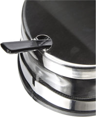 Zahărniță Clasica, 250 ml, cu lingură, oțel inoxidabil, argintiu/transparent, 13 x 10 x 9 cm, 2 bucăți