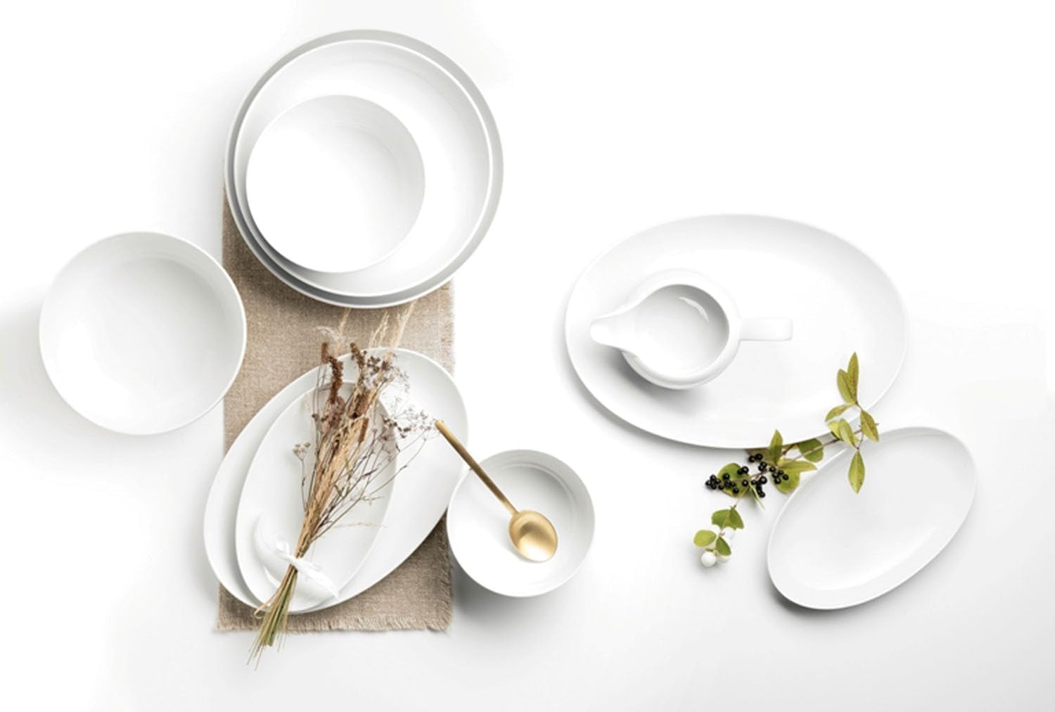 Seltmann Weiden service de table 12 pièces | Liberté blanc