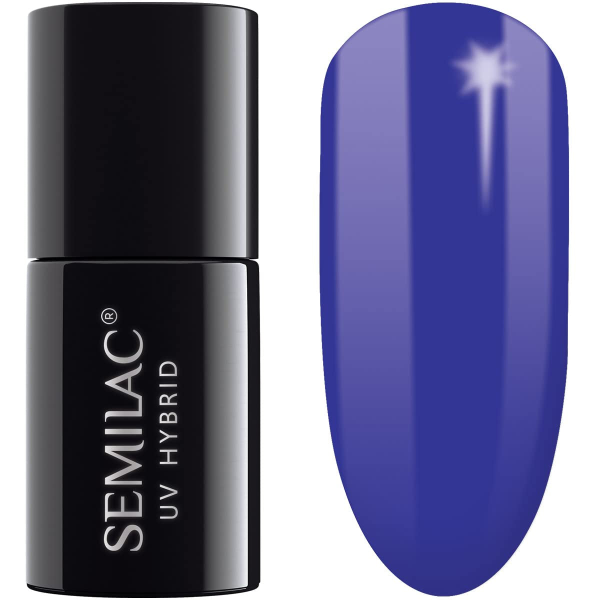 Semilac UV Nagellack Hybrid 404 Muffin aux haricots noirs 7 ml Kollektion Tastes of Fall