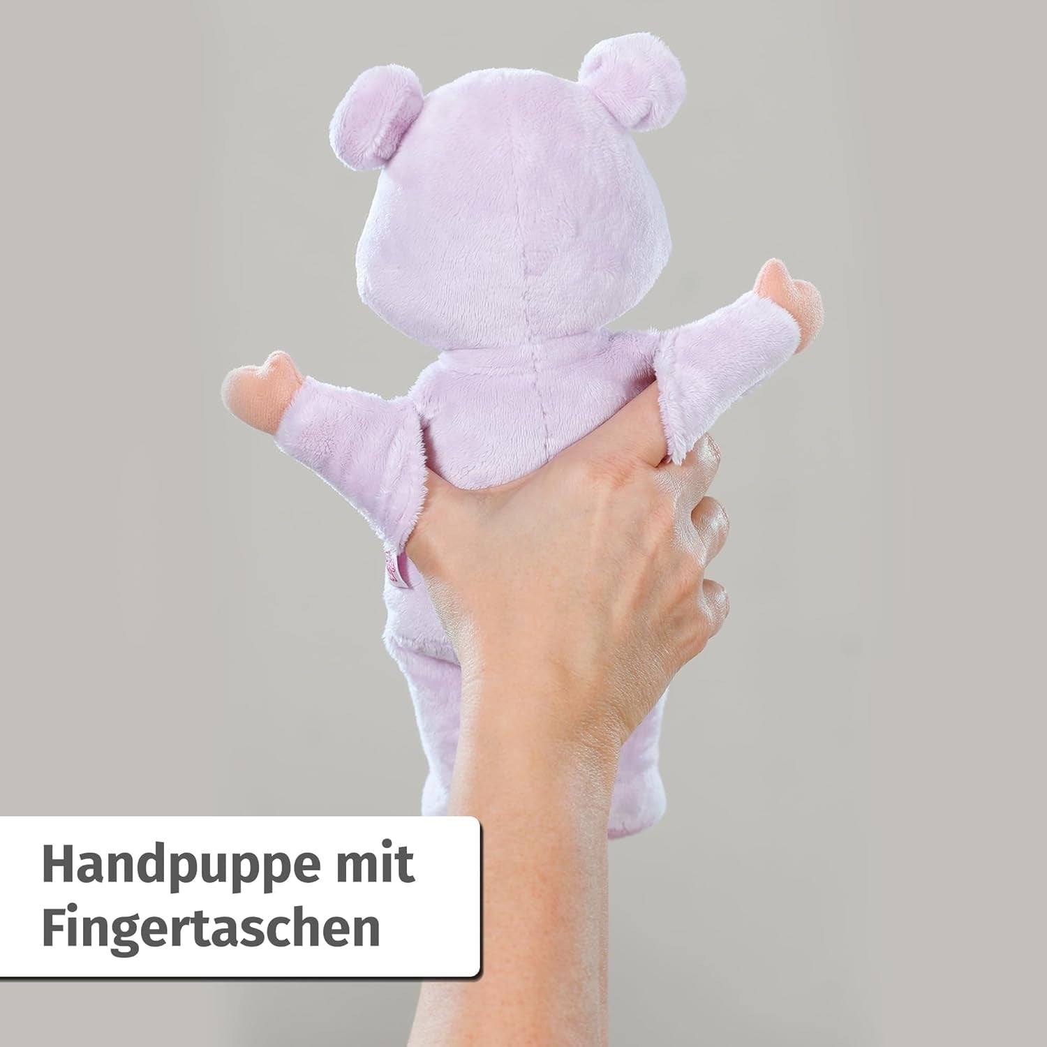 BABY Born for Babies Maus 26cm, weiche 26 cm Puppe mit Öhrchen und Fingertaschen, für Neugeborene, 836590 Zapf Creation