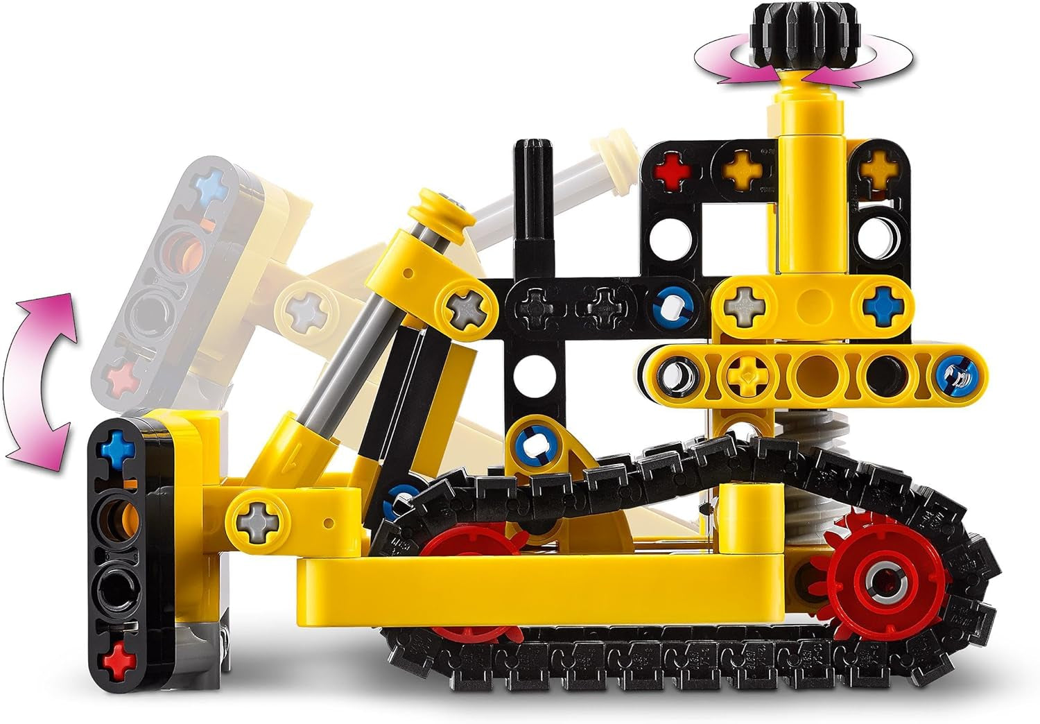 LEGO Technic Bulldozer lourd Jouet de construction Bulldozer Ajoutez à votre chantier de construction Jouet de construction pour enfants Cadeau technologique pour garçons et filles de 7 ans 42163 Ensembles de construction Besuche den LEGO-Store