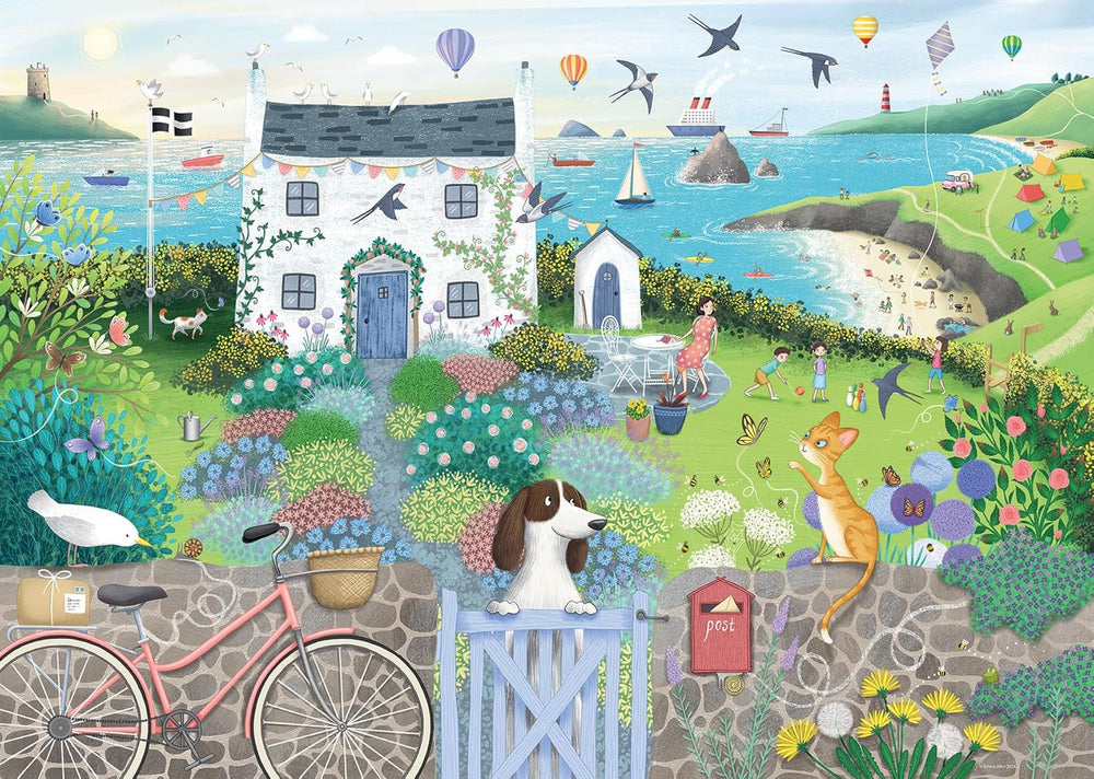 Ravensburger Puzzle 12001104 - Coastal Cottage - puzzle 1000 pièces pour adultes et enfants de plus de 14 ans Puzzle Naty Shop Nouveau design