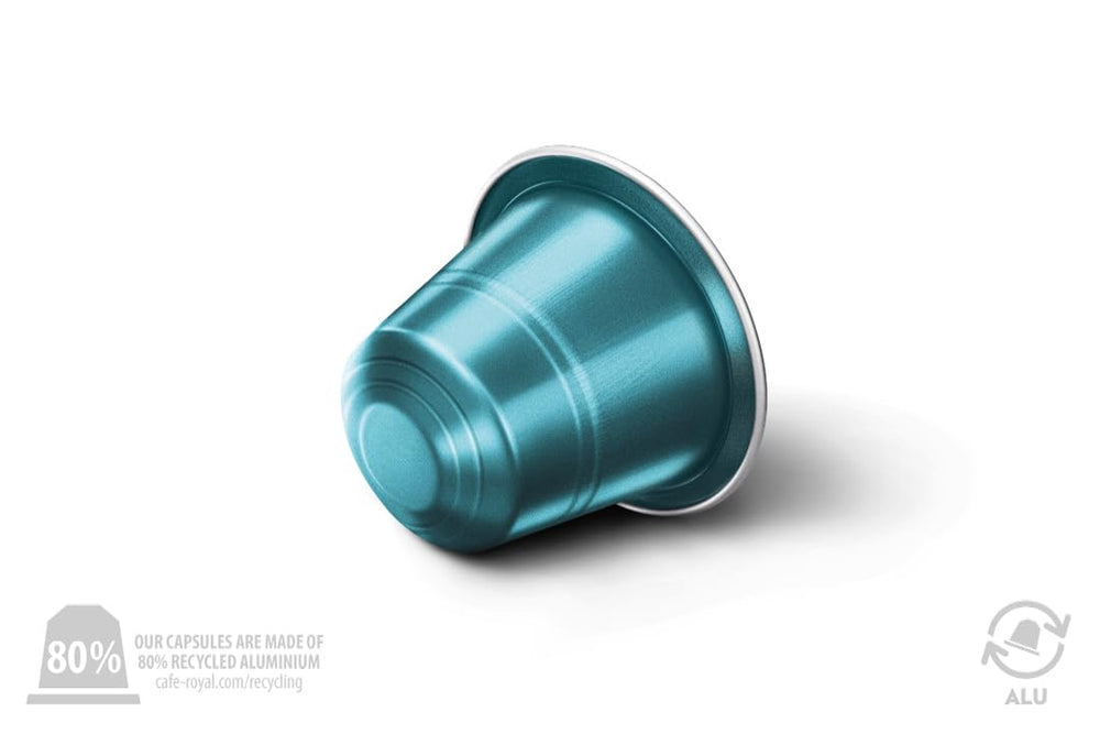 Café Royal Espresso Decaffeinato – Capsules de café compatibles Nespresso®, 100% Arabica, Intensité 6/12, Rainforest Alliance, décaféiné, 36 capsules