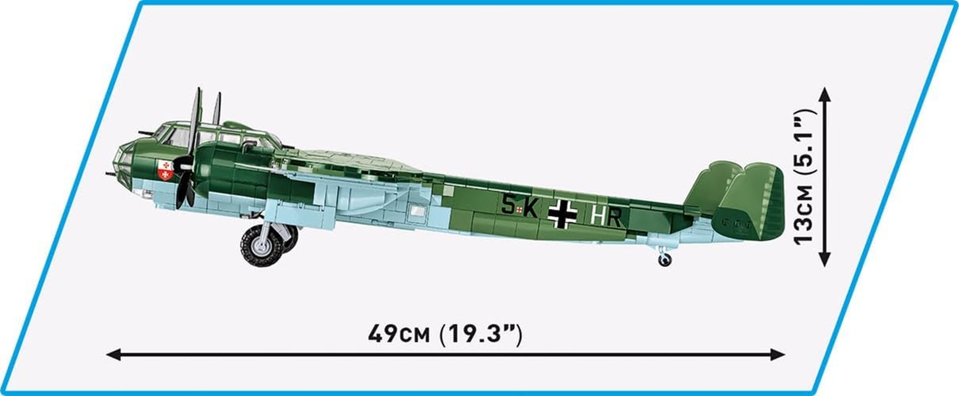 COBI Dornier Do 17Z-2, Einheitsgröße, Duży