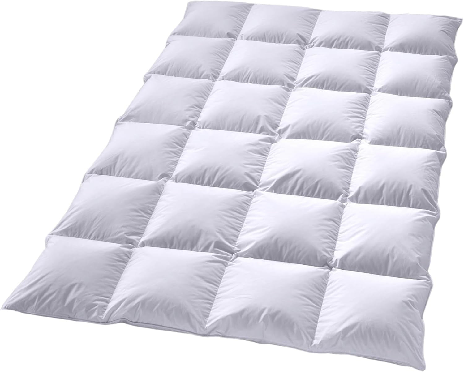 Couette duvet Billerbeck Martina® - Couette 135 X 200 Cm - Couette toutes saisons - Convient aux personnes allergiques - 90% duvet d'oie, 10% plumes d'oie - Couettes et couettes blanches Naty Shop