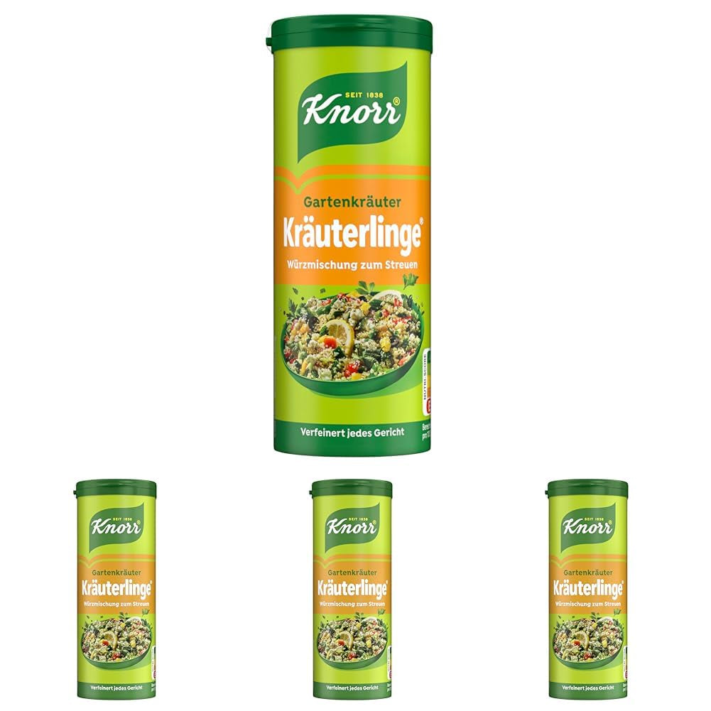 Knorr Kräuterlinge Italienische Kräuter Würzmischung zum Streuen für Pasta, Gemüse oder einen Salat 60 g