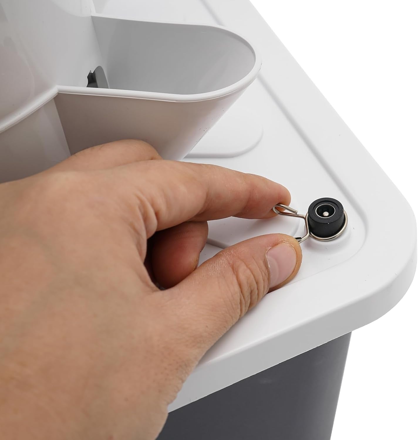 Tour hydroponique de 30 capsules, système de culture hydroponique de jardin, kit de culture hydroponique verticale à 6 niveaux, tour aéroponique avec pompe d'hydratation, adaptateur et lit de semence (gris)