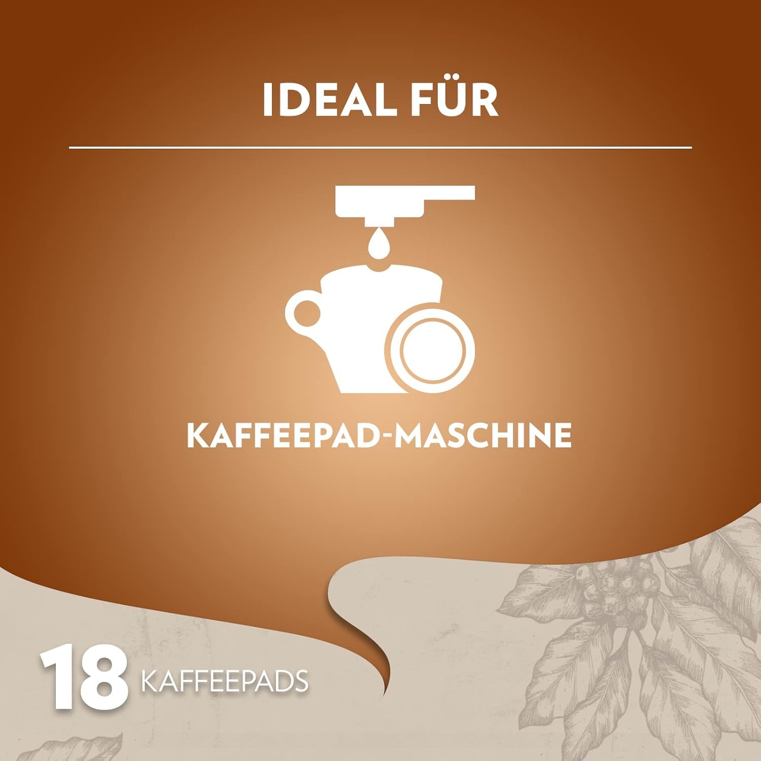 Lavazza Crema E Aroma, goût crémeux et aromatique, Röstung moyen, 18 Pads