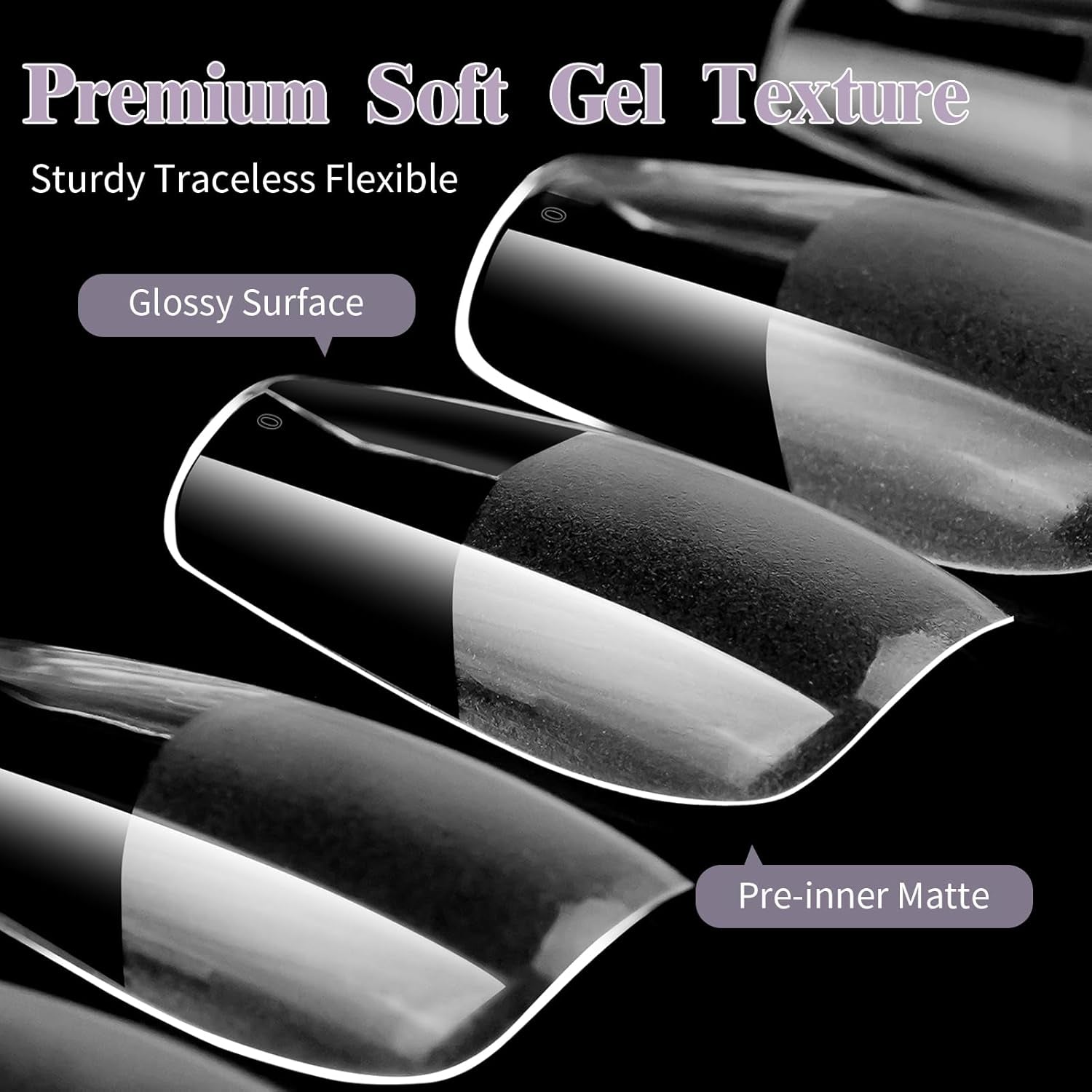 Faux ongles courts ballerine, 120 pièces, colle sur 12 tailles, ongles artificiels courts, Gel souple, couverture complète, pointes pour ongles courts en Gel S