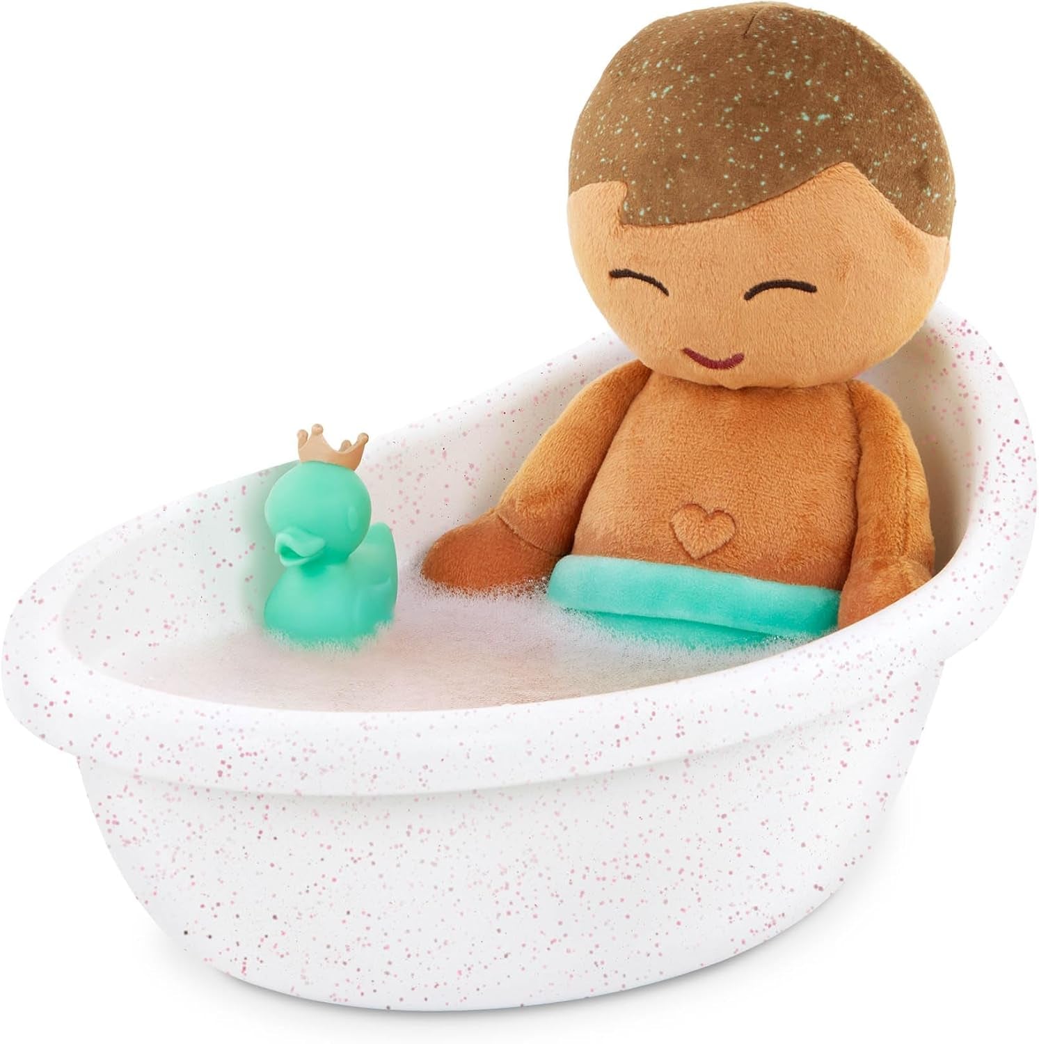 LullaBaby – Cădiță de baie pentru păpuși – Set de baie – Jucărie de baie – Accesorii pentru păpuși – Jocuri realiste cu apă – Copii 2 ani +